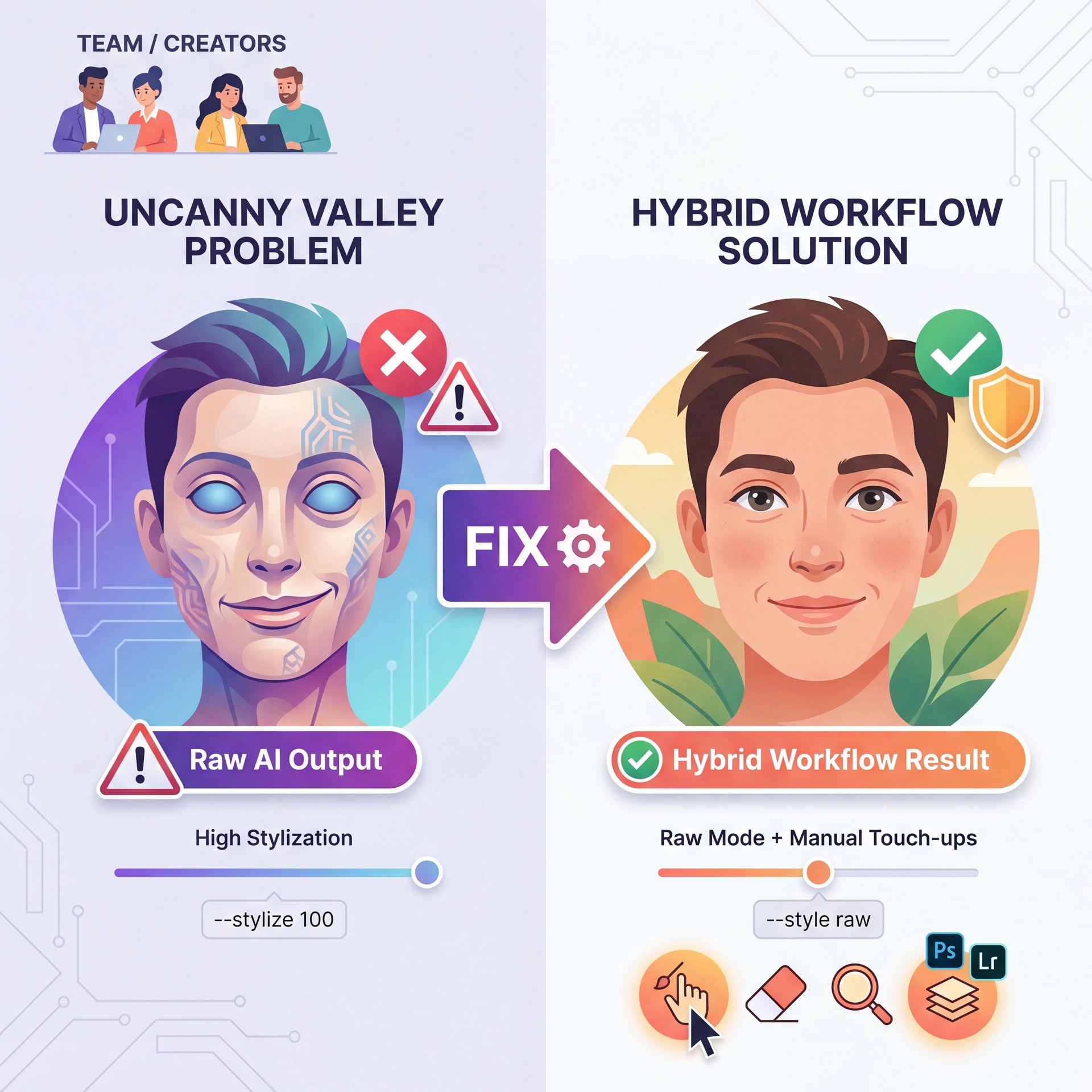 Illustration showing How to Fix the 