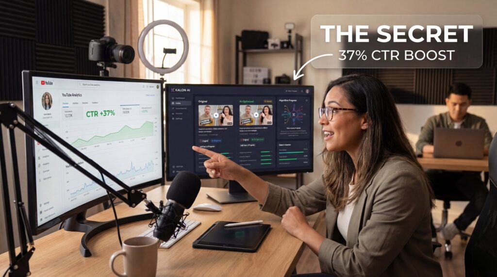 Kalon AI: How Top YouTubers Boost CTR by 37% - click-through rate improvement, YouTube algorithm optimization, AI content creation guide