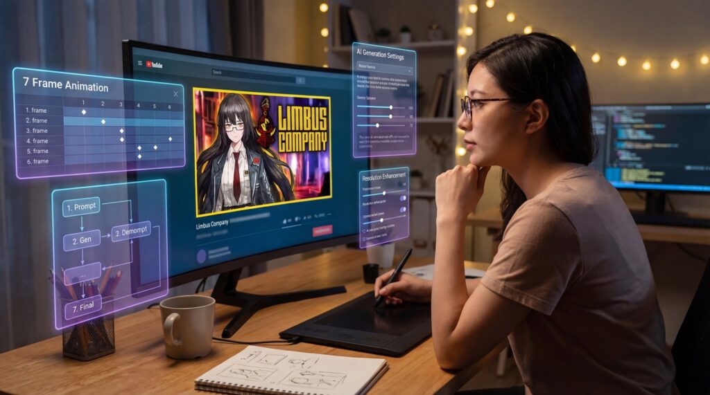 Sora Limbus Company AI Thumbnail Secrets Revealed - animated thumbnail loops, AI Creative Director, E.G.O gear animations guide