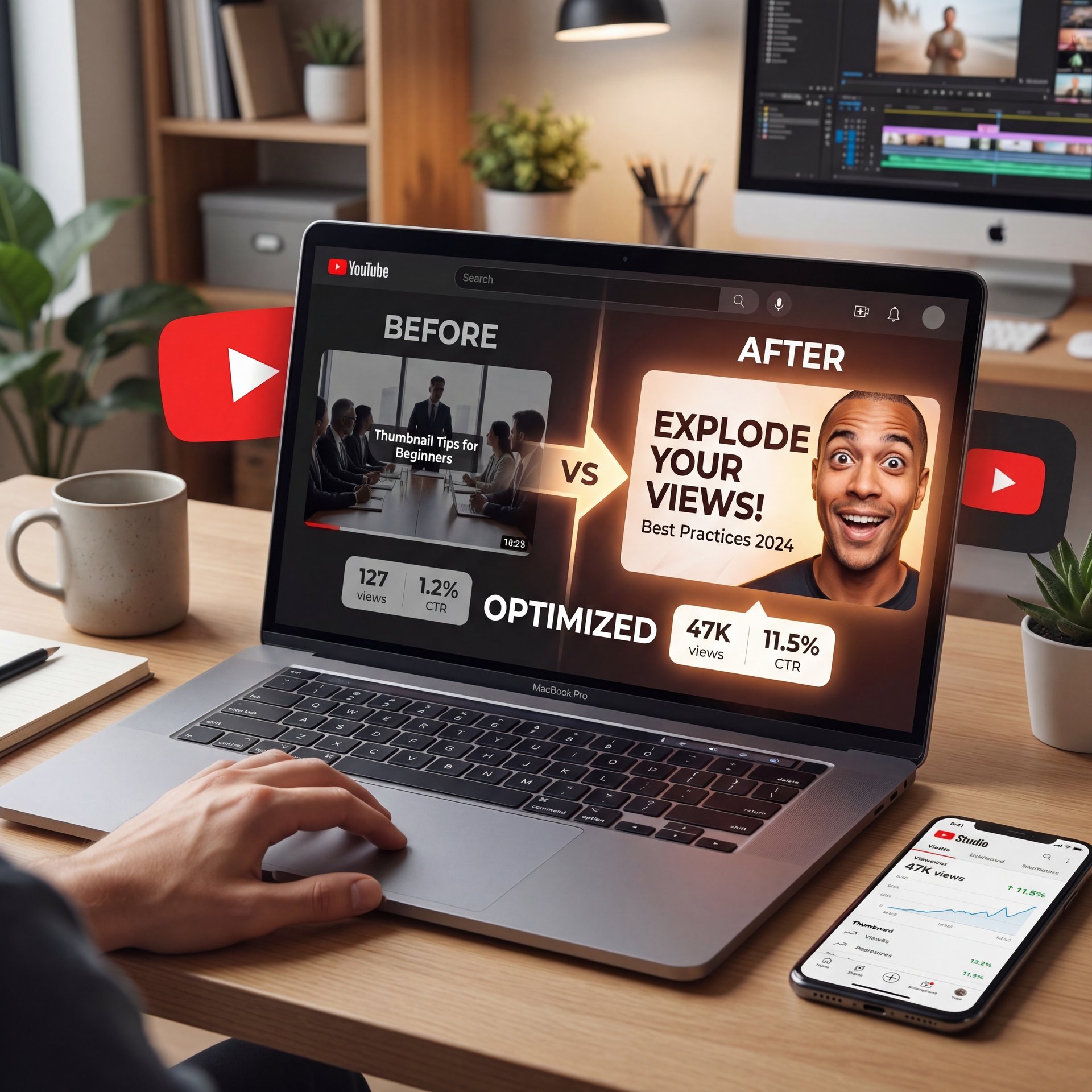 Illustration showing What Are YouTube Thumbnail Best Practices Right Now?