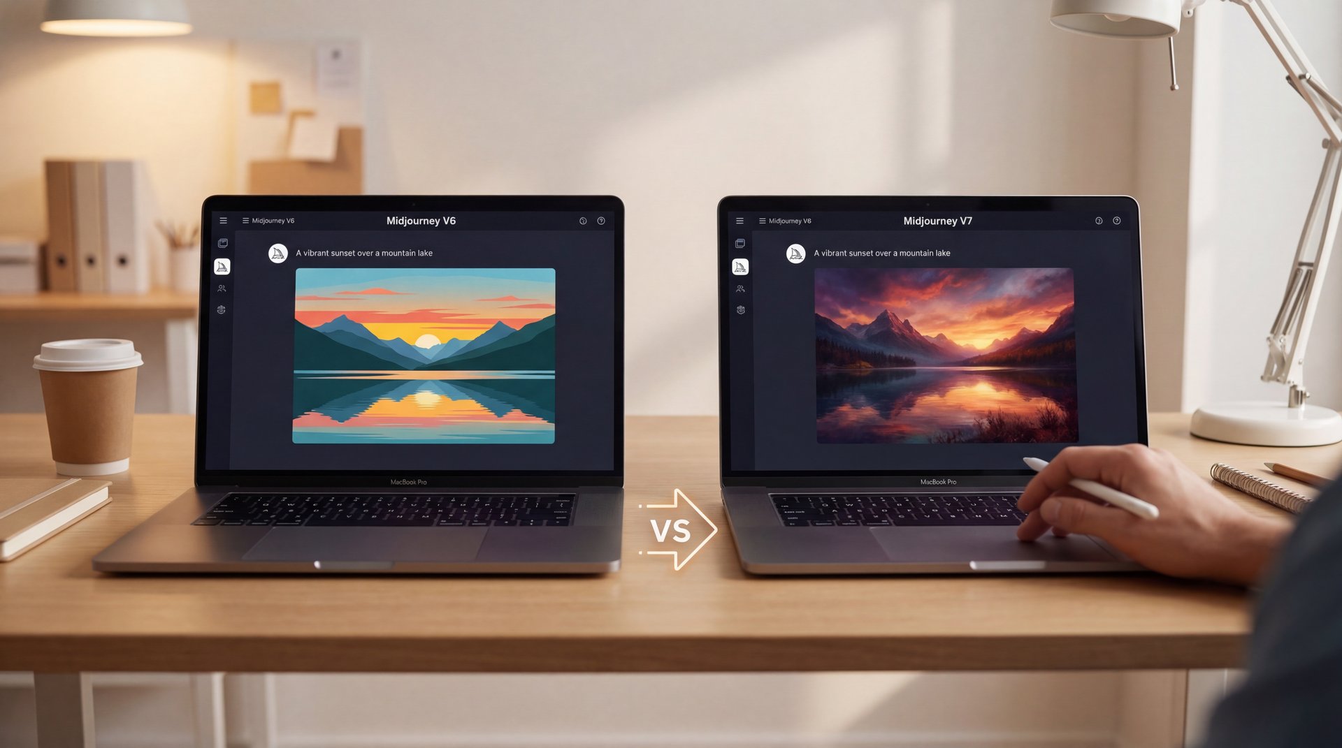 Illustration showing What Is Midjourney V7 Doing Differently?