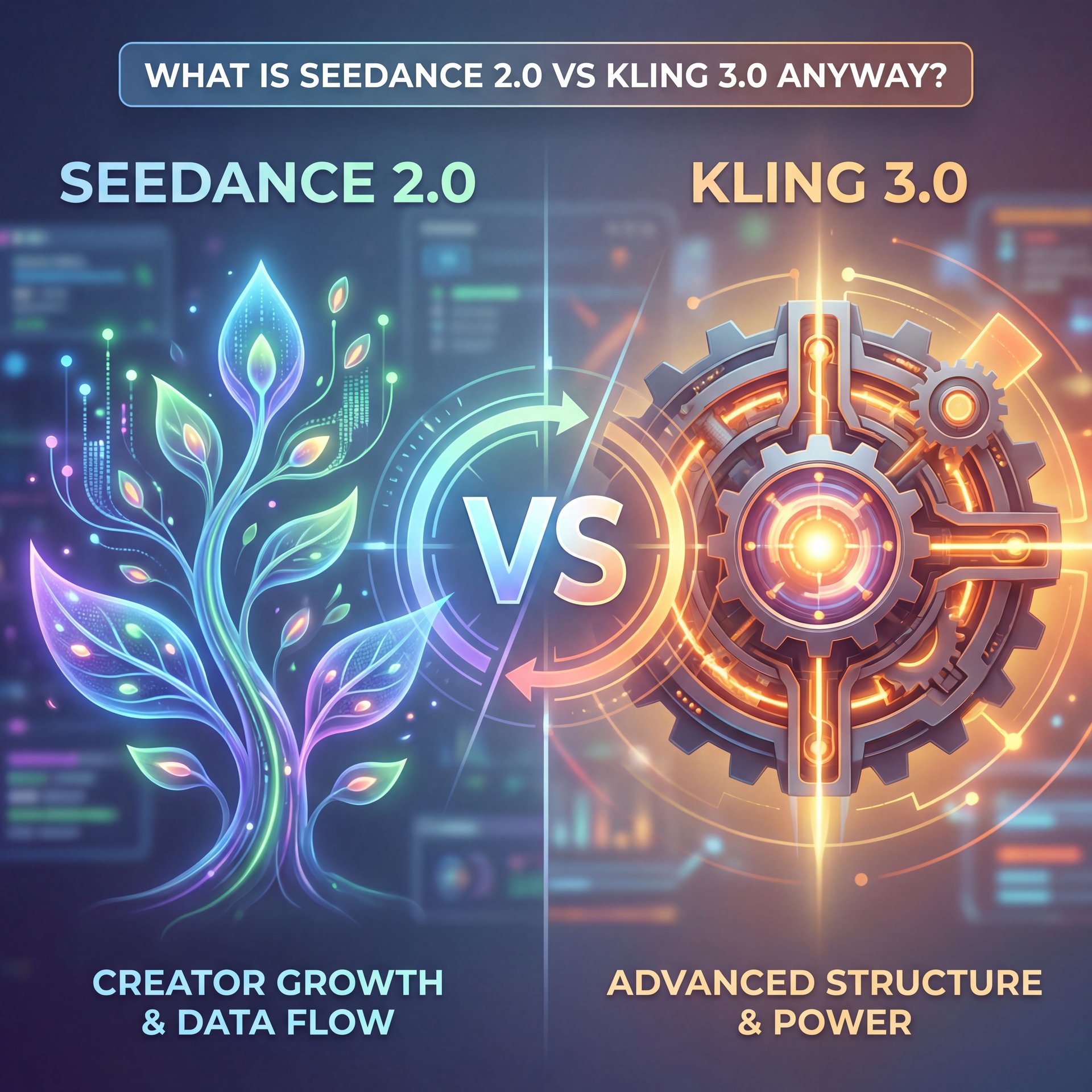 Illustration showing What Is Seedance 2.0 vs Kling 3.0 Anyway?