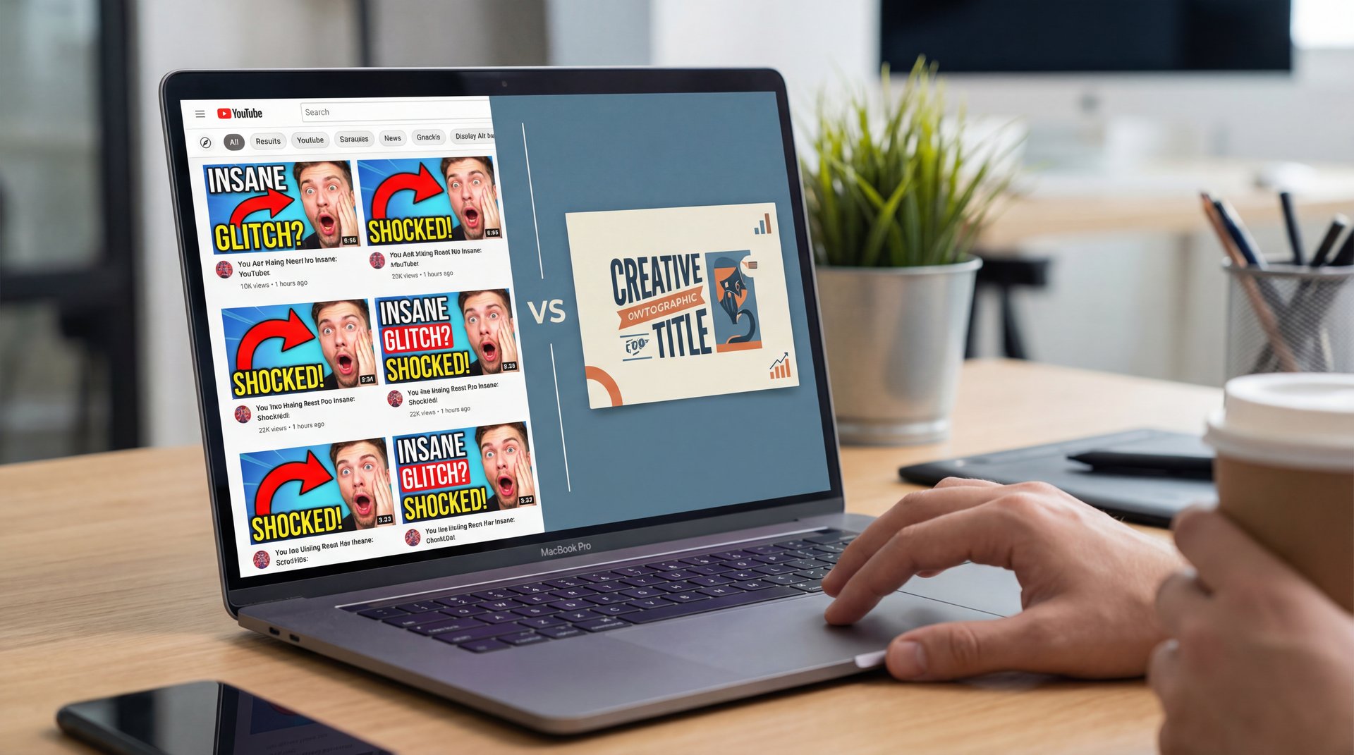 Illustration showing What Is a YouTube Thumbnail Template?