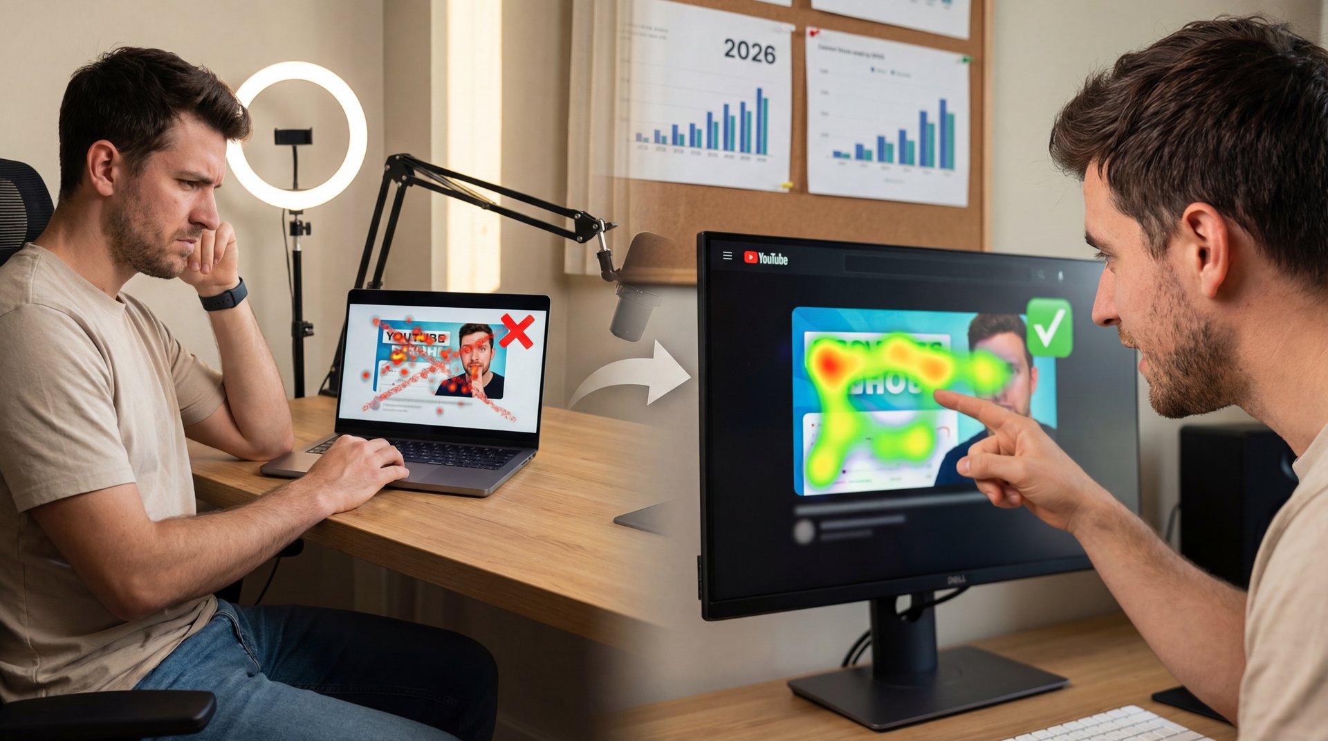 Why Z Pattern Thumbnails Fail (+ Eye-Tracking Fix) - thumbnail eye-tracking, visual scanning pattern, thumbnail click-through rate guide