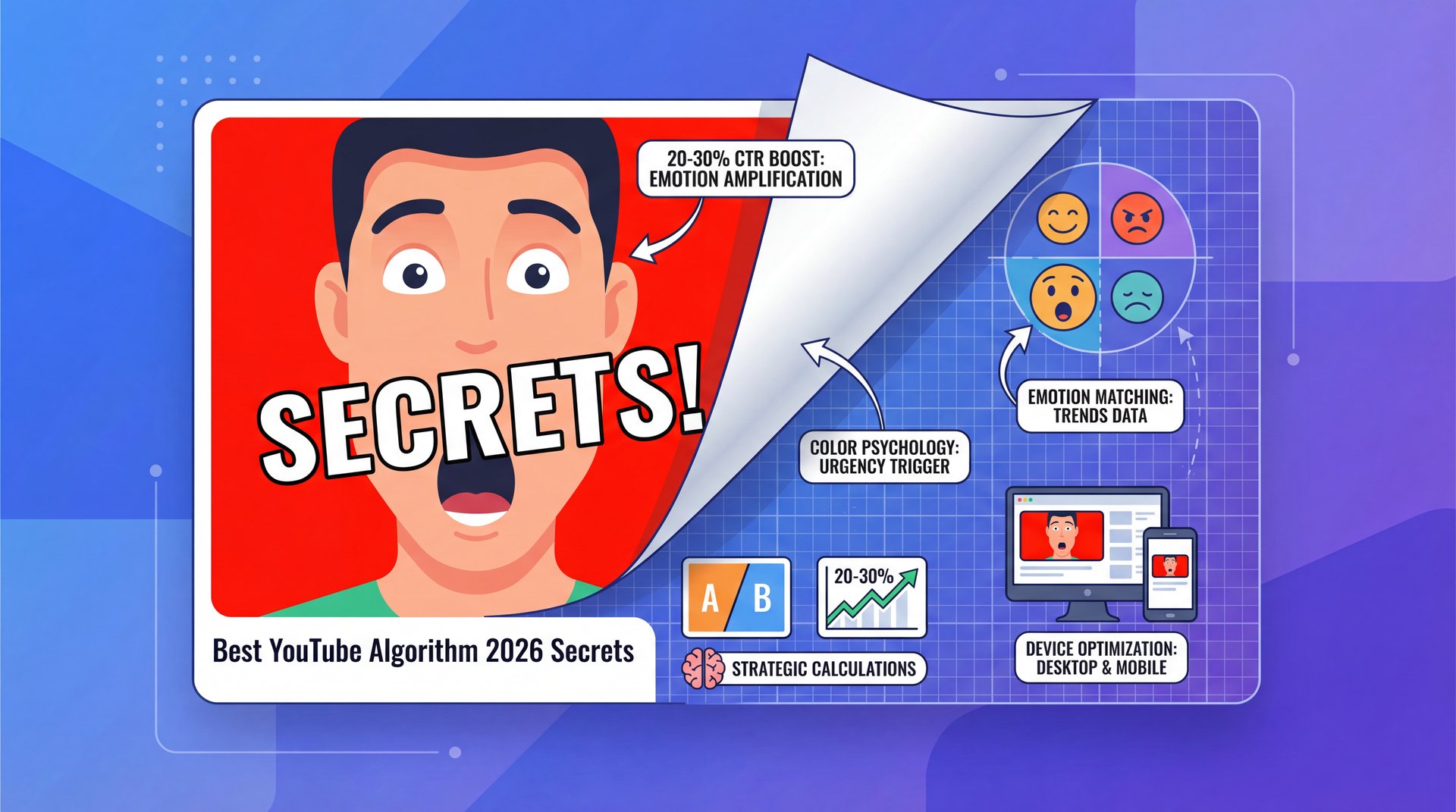 Illustration showing Best YouTube Algorithm 2026 Secrets for Click-Through Rates