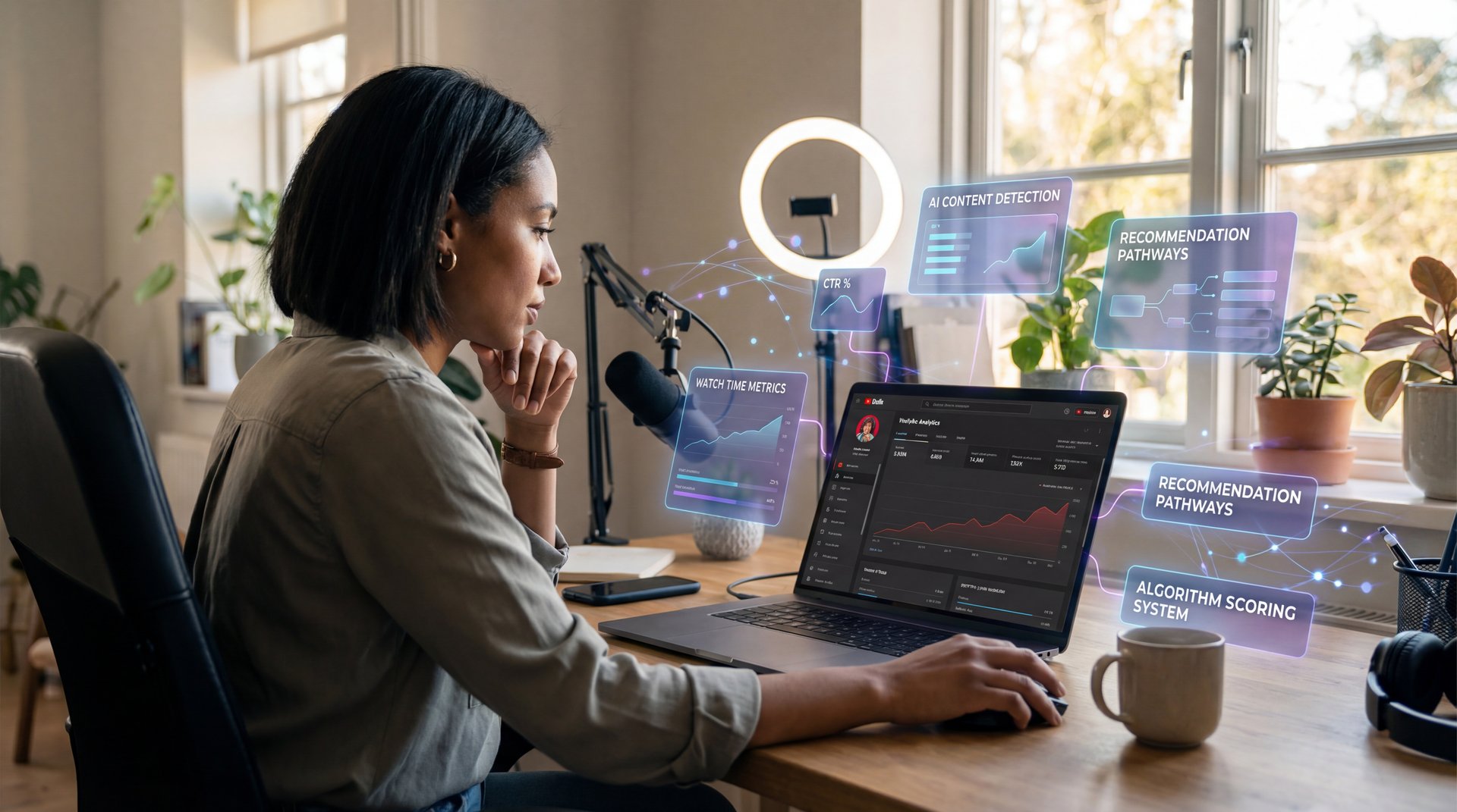 I need to point out a contradiction in your rules: y... - algorithmic ranking factors, viewer retention signals, content freshness prioritization guide