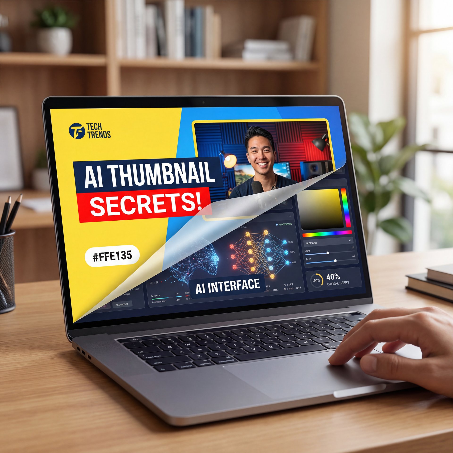 Illustration showing What Are AI YouTube Thumbnail Makers Exactly?