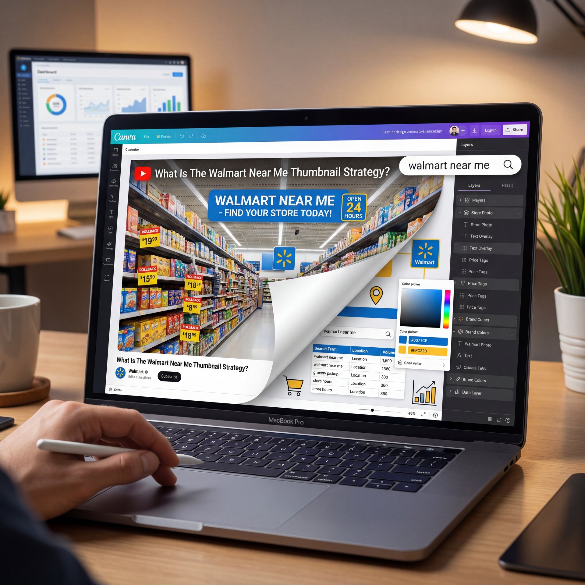 Illustration showing What Is The Walmart Near Me Thumbnail Strategy?