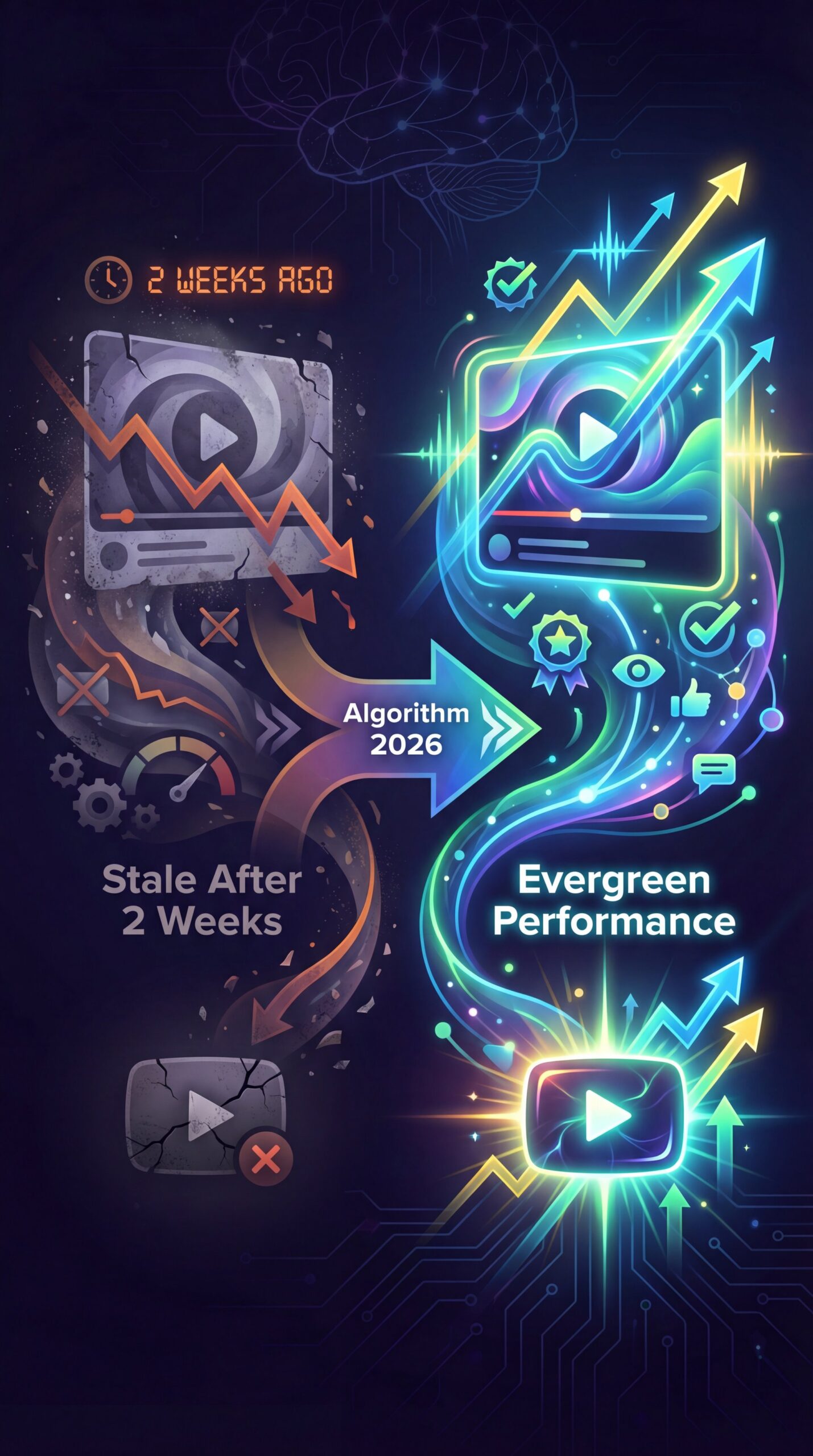 Illustration showing What Is The YouTube Algorithm 2026 Actually Looking For? - and why it matters