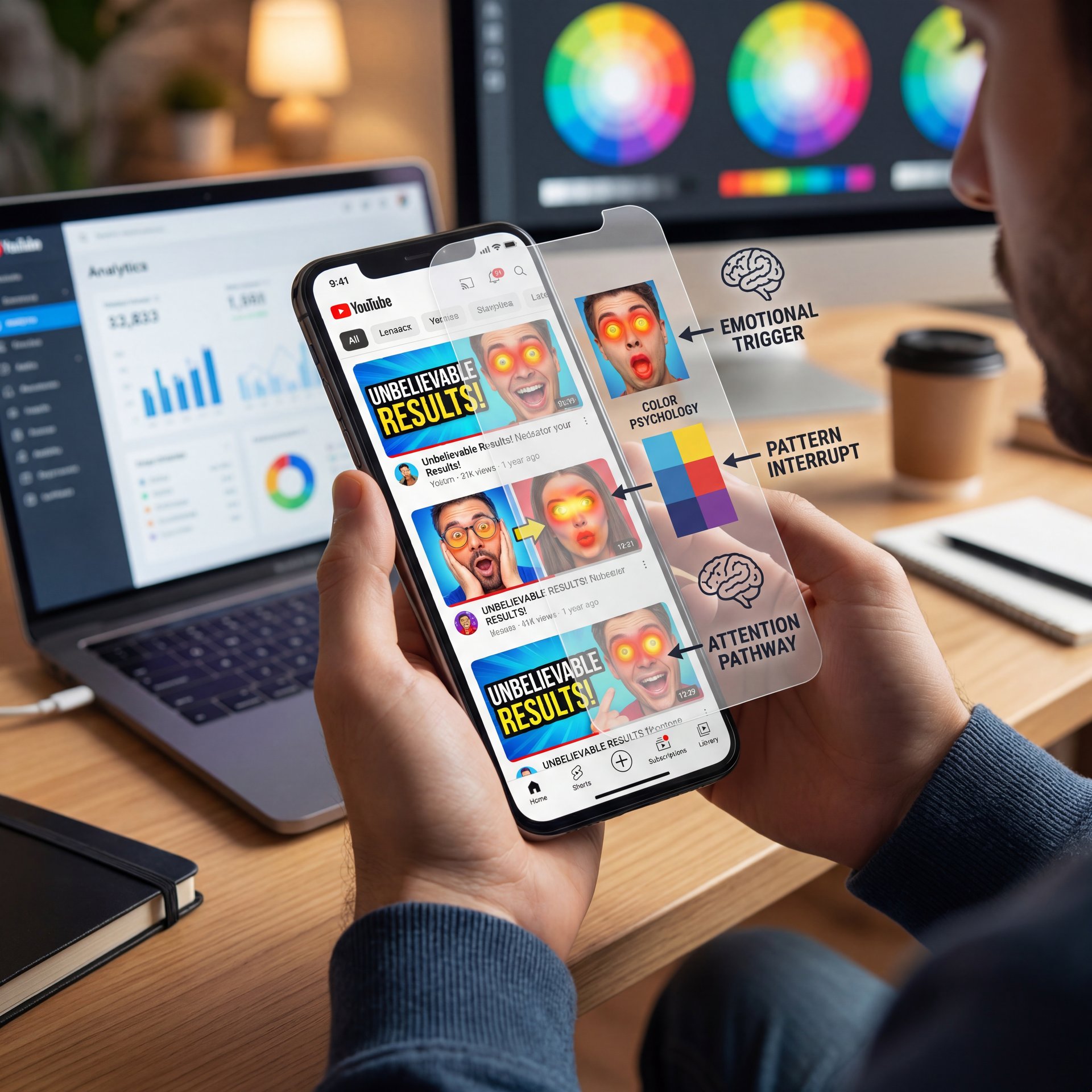 Illustration showing What Is YouTube Thumbnail Psychology Exactly?