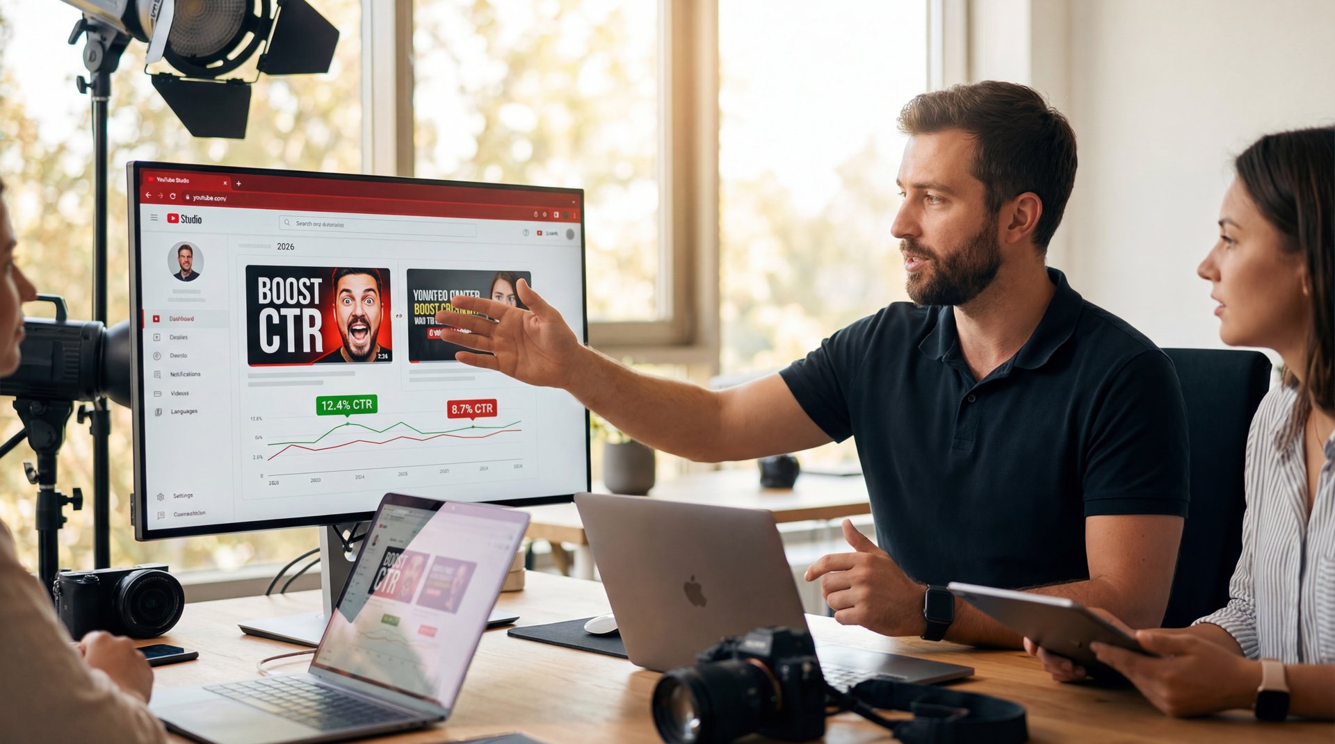 YouTube Algorithm 2026: Thumbnails That Boost CTR - click-through rate, watch time optimization, thumbnail A/B testing guide