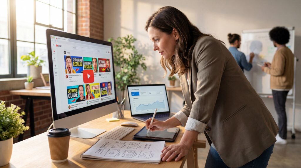 YouTube Thumbnail Psychology: Ultimate Guide - click-through rate optimization, emotional triggers, Z-pattern scanning guide